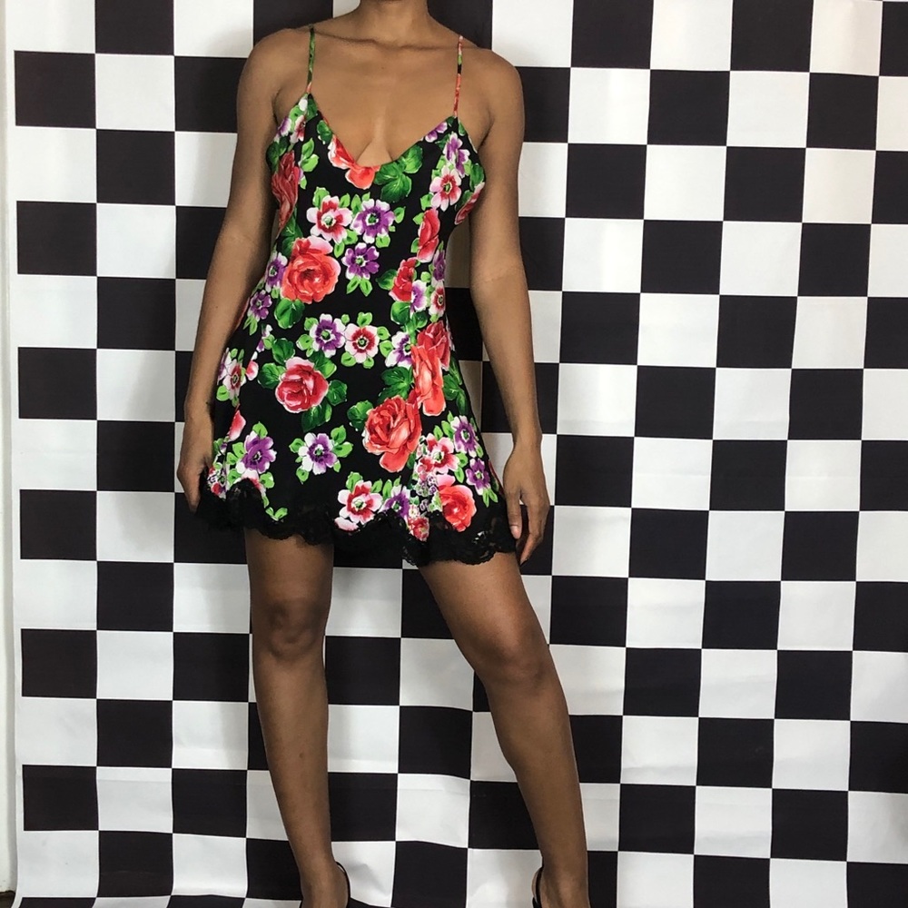 Floral Slip Dress (Buy 2, Get 1 Free) - Picture 3 of 4